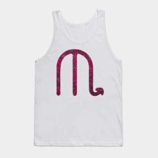 Scorpio Paisley Zodiac Sign Tank Top